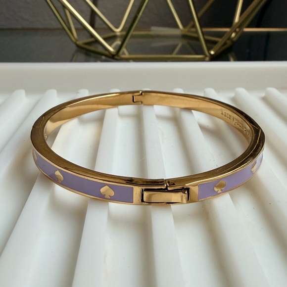 Kate Spade Purple Enamel Cuff Bracelet - Picture 2 of 2